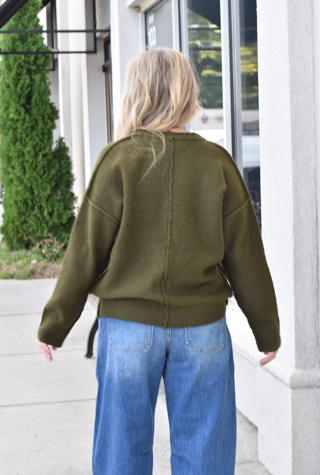 Slouchy Button Front Cardigan