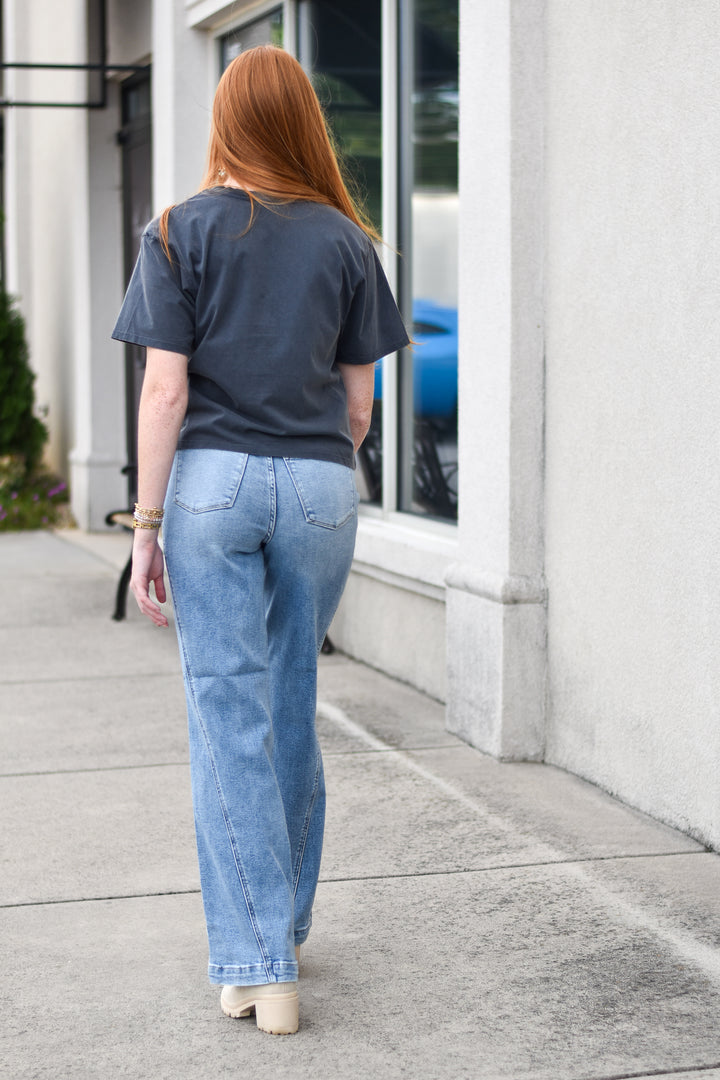 Judy Blue Retro Wide Leg Jean