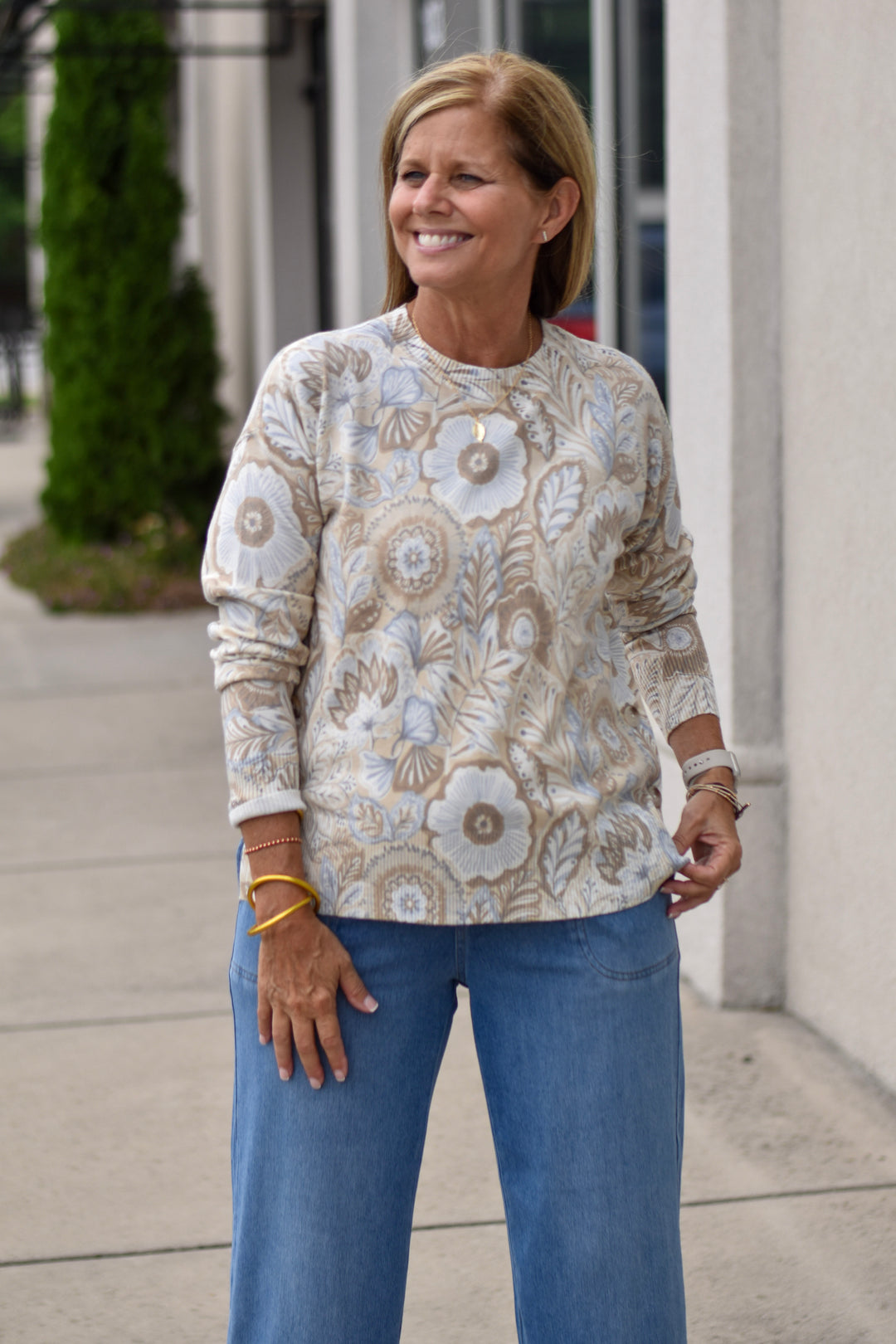 Charlie B Harmony Button Sweater