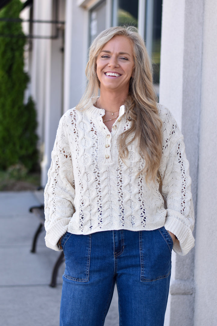 Cloud Nine Twist Sweater