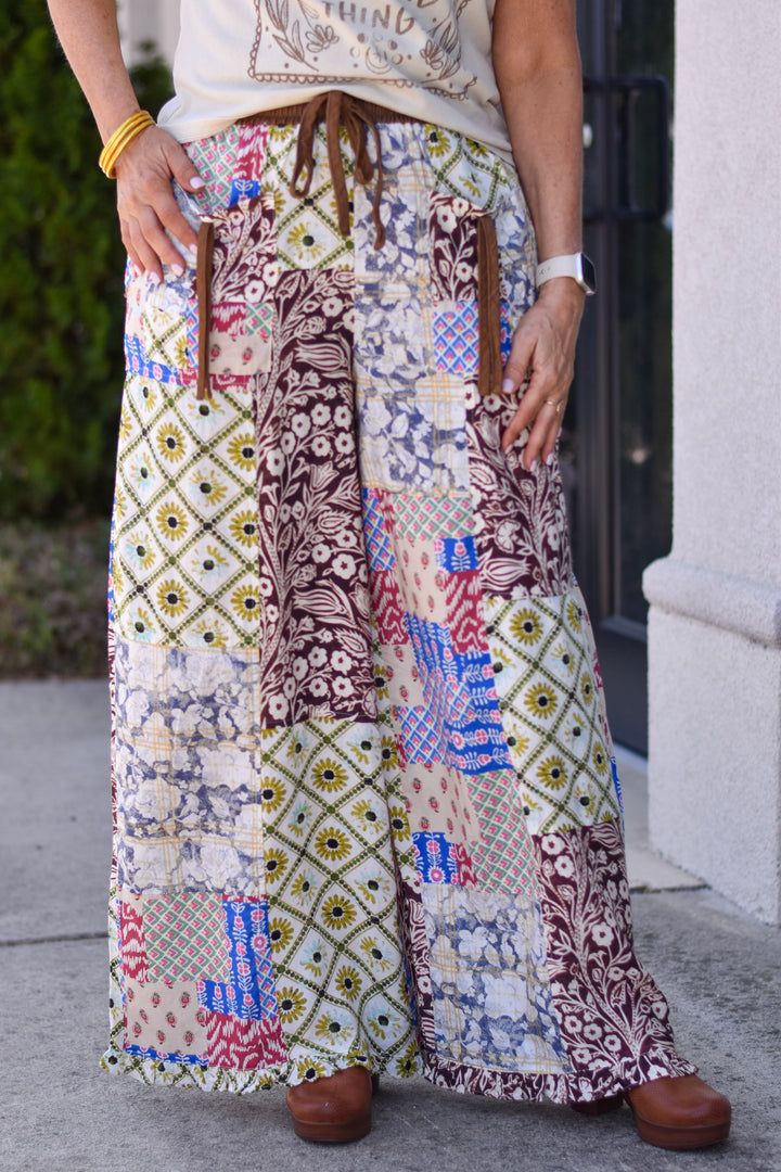 Sienna Mosaic Wide Leg Pants