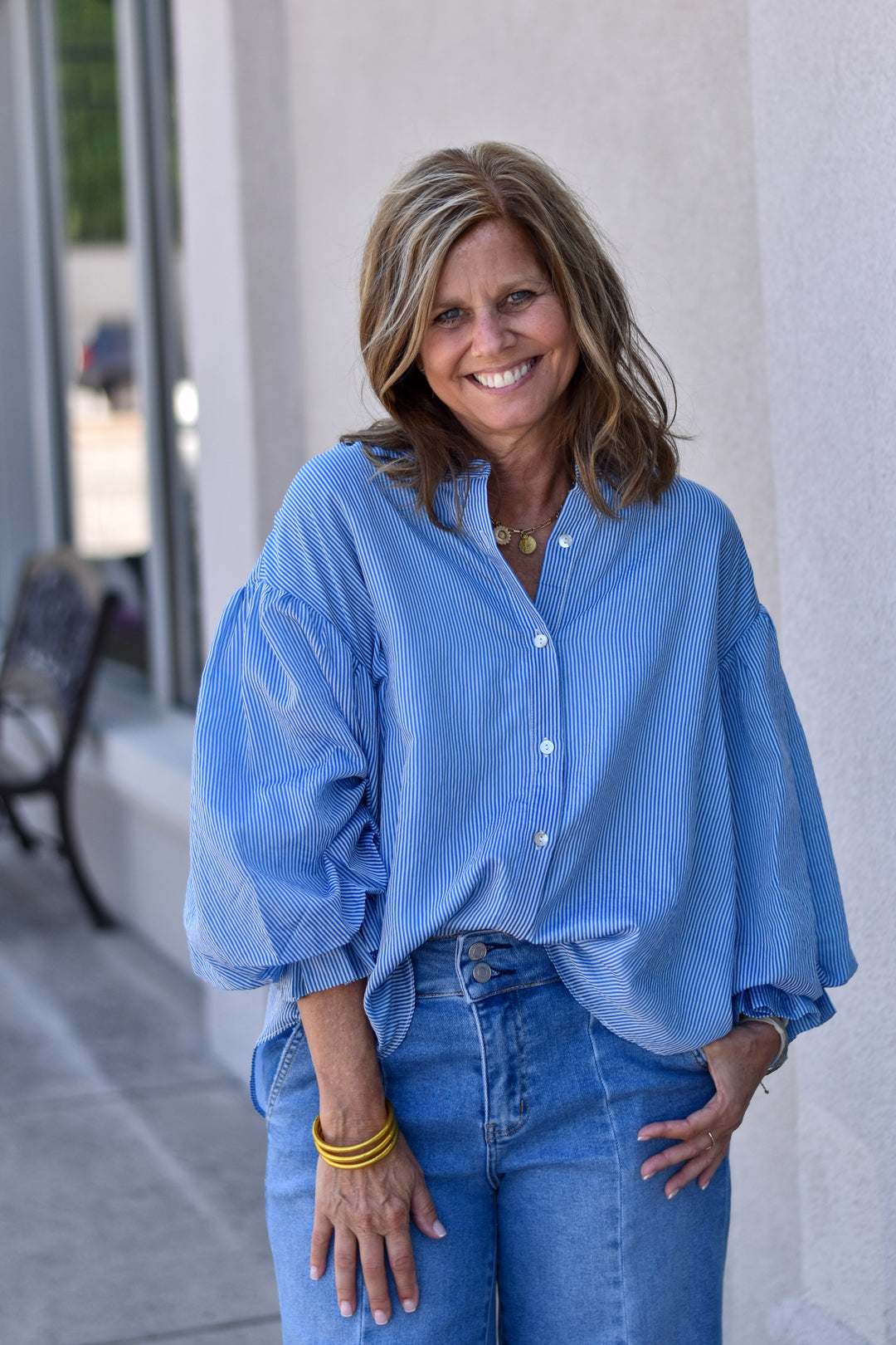Fate Puff Sleeve Button Shirt