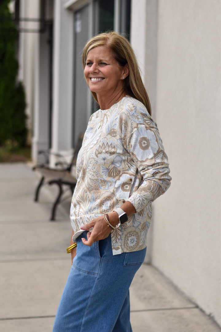 Charlie B Harmony Button Sweater