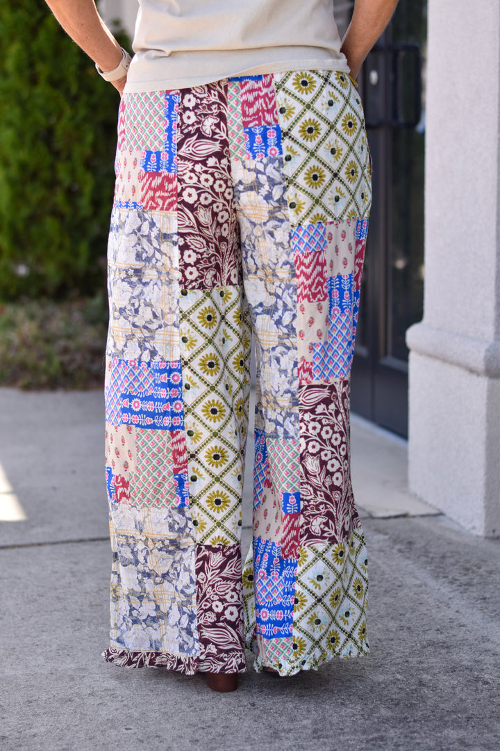 Sienna Mosaic Wide Leg Pants
