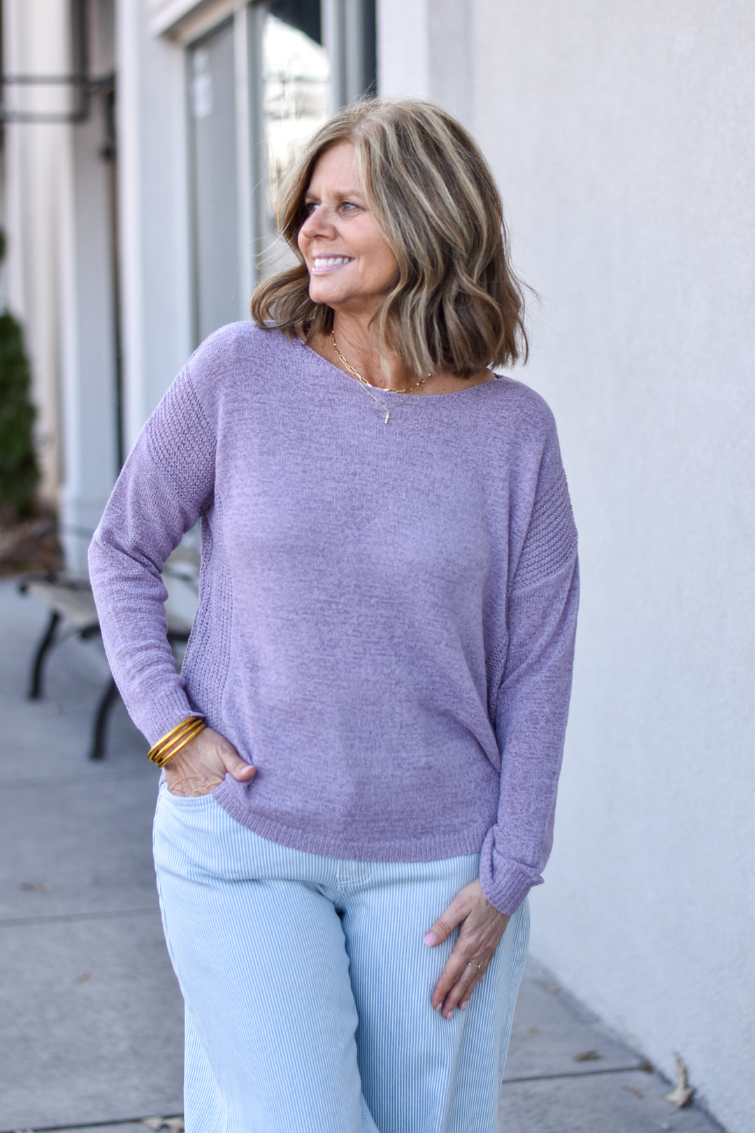 Easy Tide Boatneck Sweater