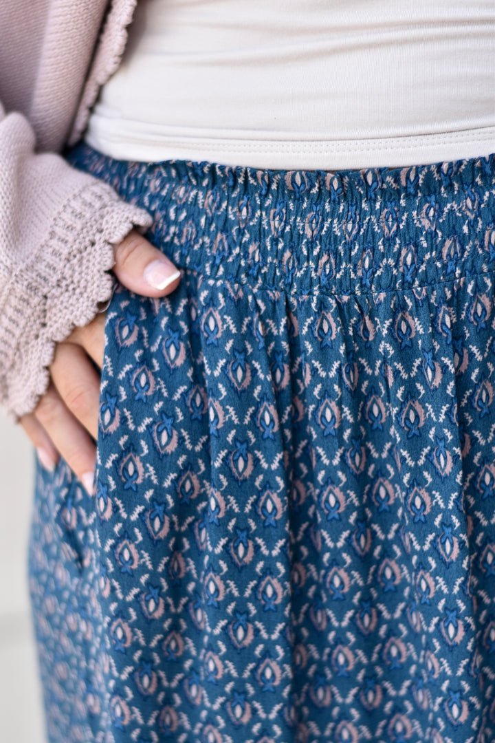 Paisley Printed Palazzo Pants