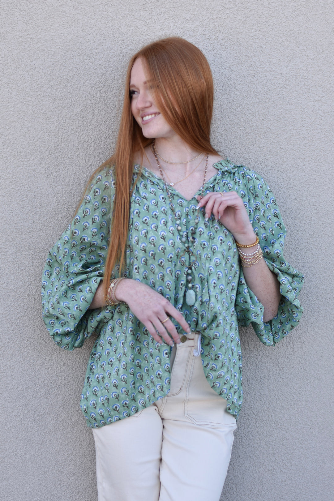 Fields of Floral Blouse