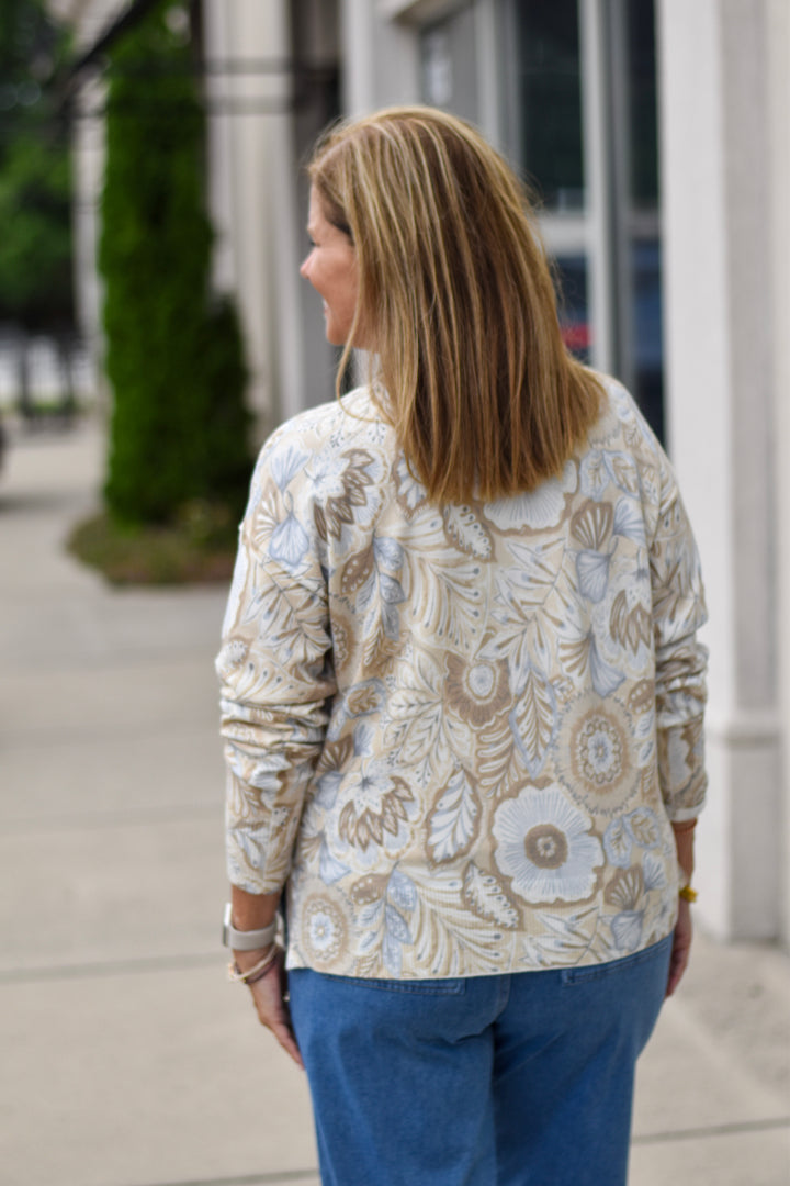 Charlie B Harmony Button Sweater