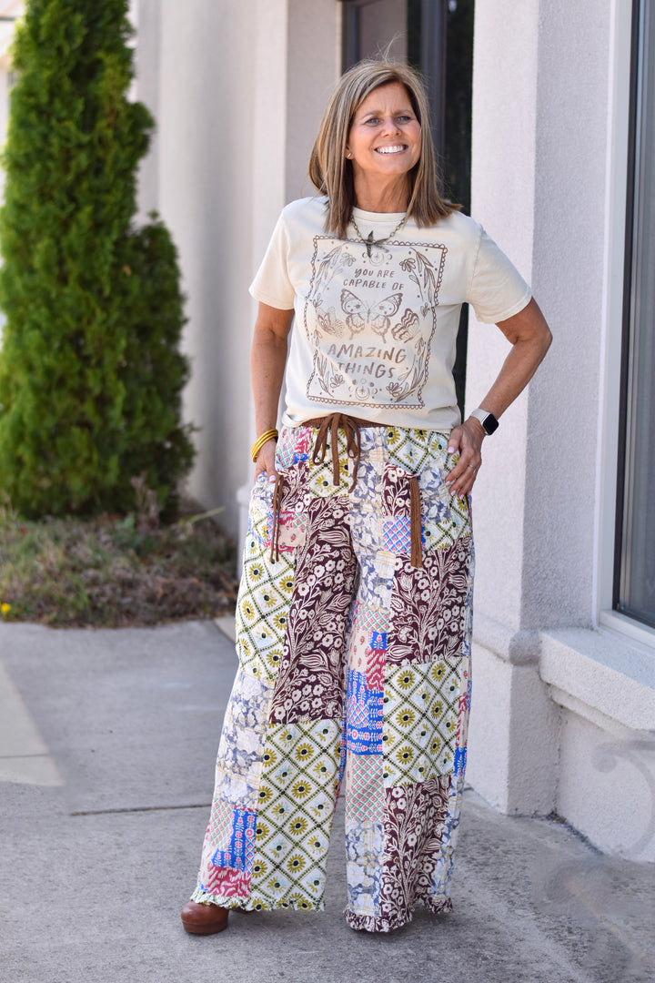 Sienna Mosaic Wide Leg Pants