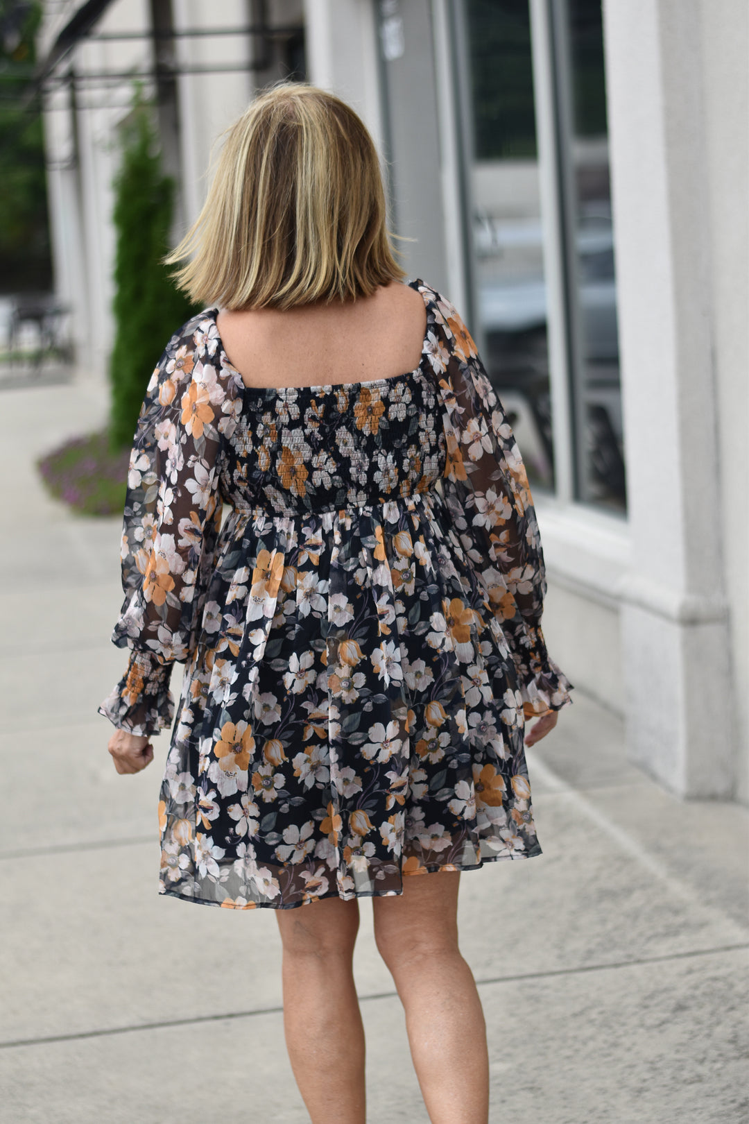 Floral Sweetheart Babydoll Dress