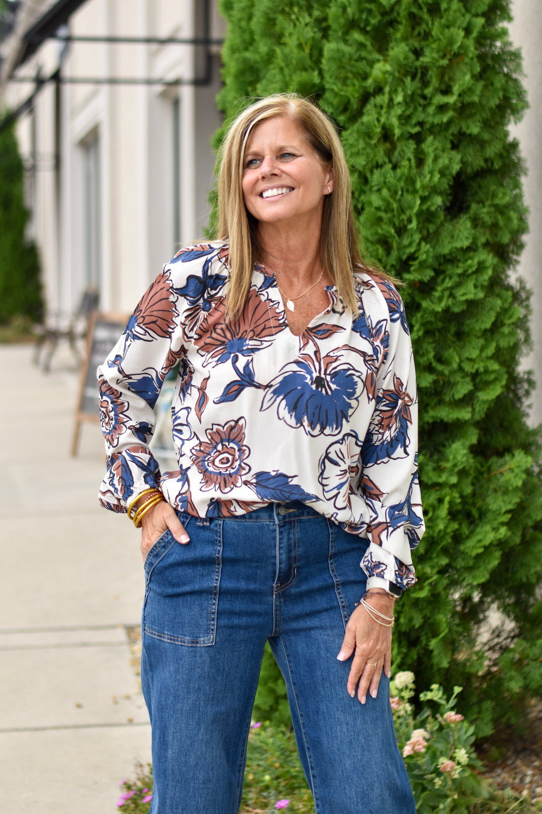 Charlie B Blossom Blouse