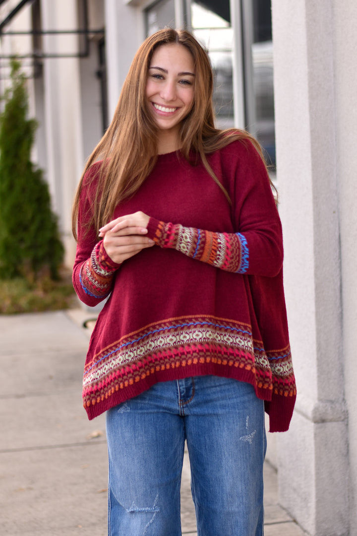 Fair Isle Jacquard Sweater