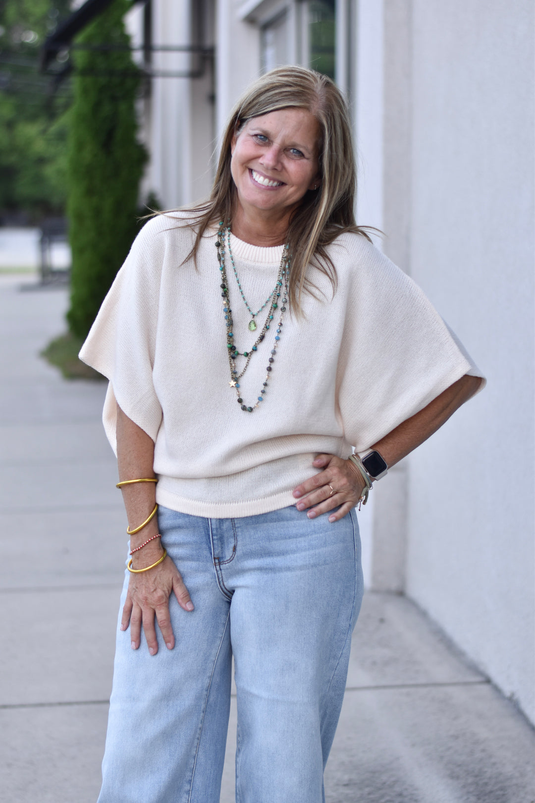 Umgee Daydream Poncho Sweater