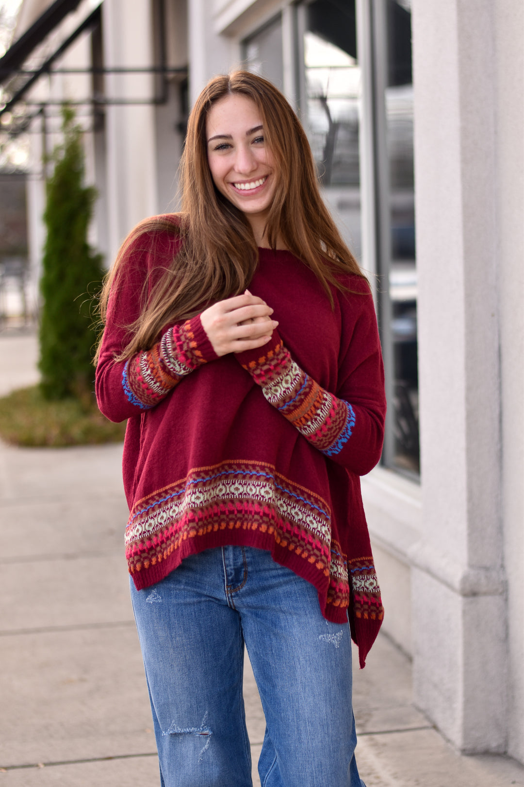 Fair Isle Jacquard Sweater