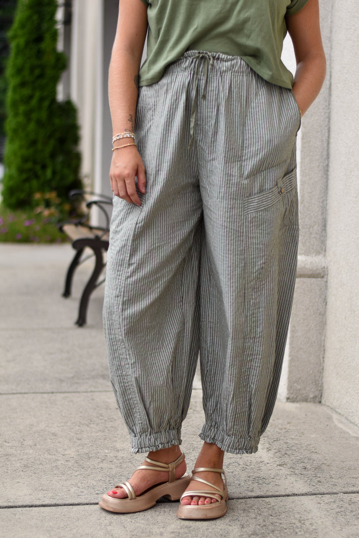 Olive Drift Pants