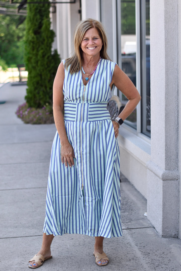 THML Weekend Getaway Stripe Dress