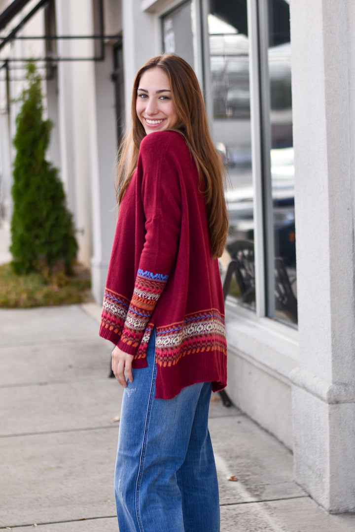 Fair Isle Jacquard Sweater