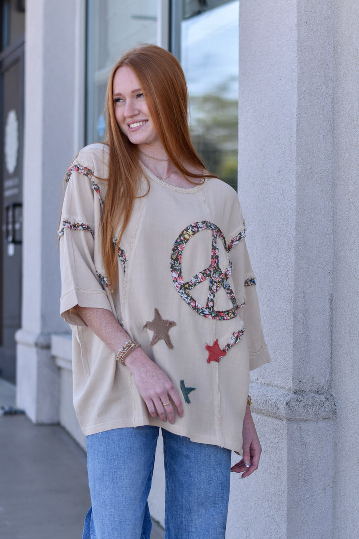 Peace Mineral Washed Top