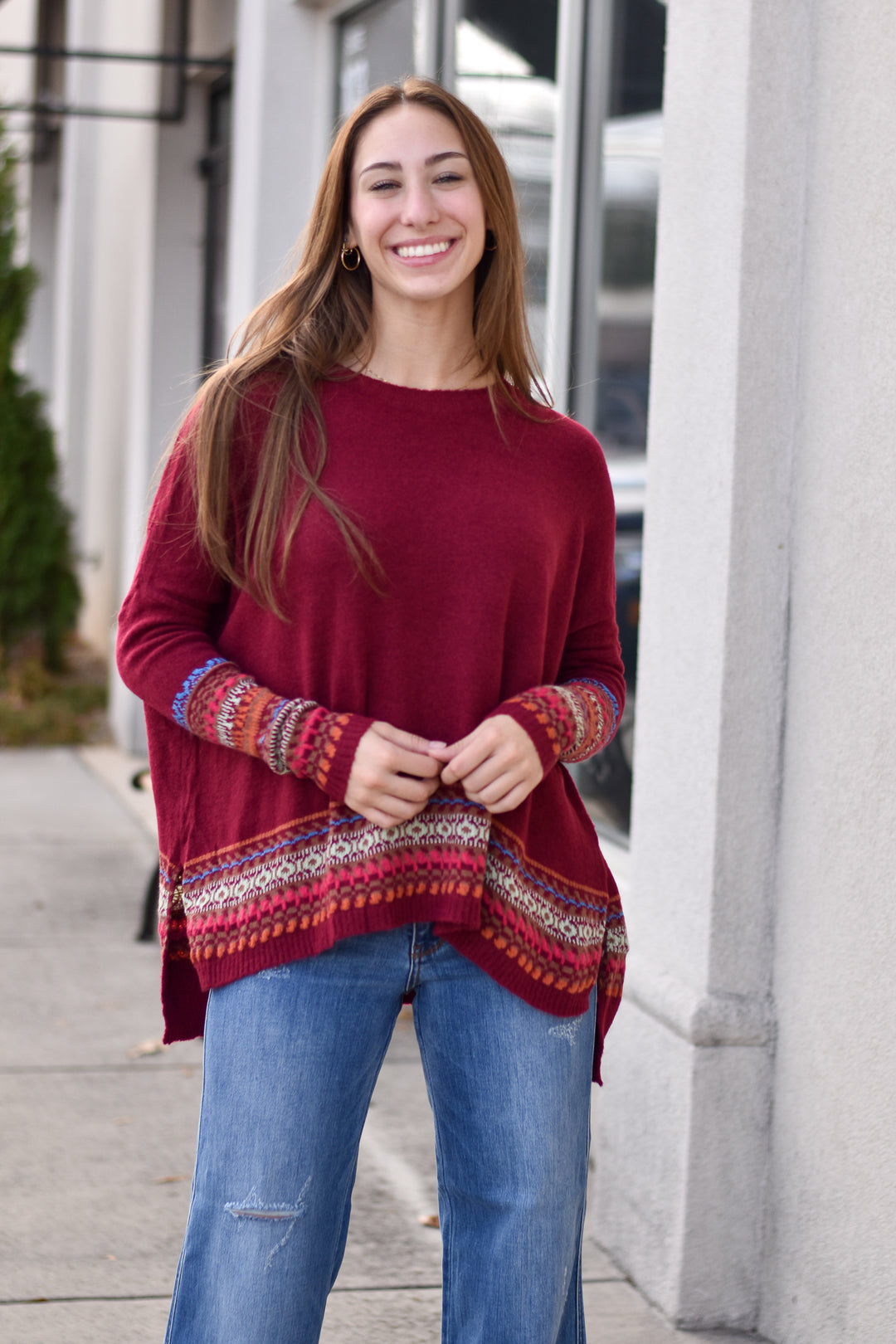 Fair Isle Jacquard Sweater