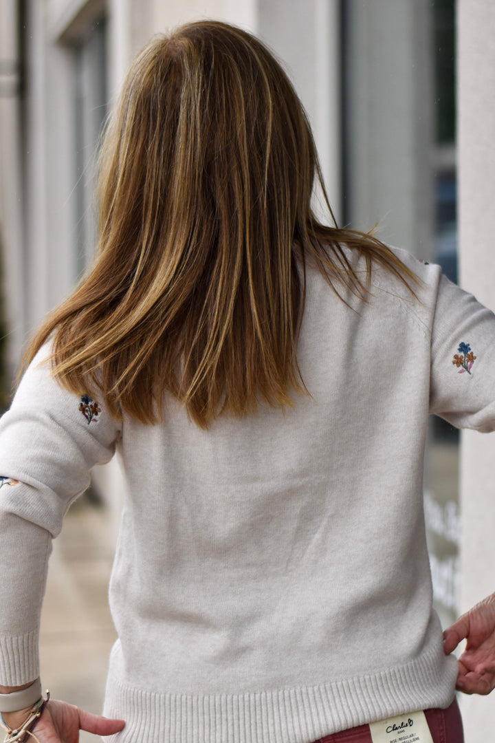 Charlie B Embroidered Sweater