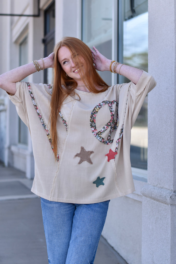 Peace Mineral Washed Top