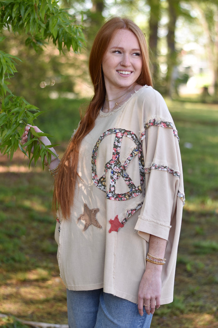 Peace Mineral Washed Top