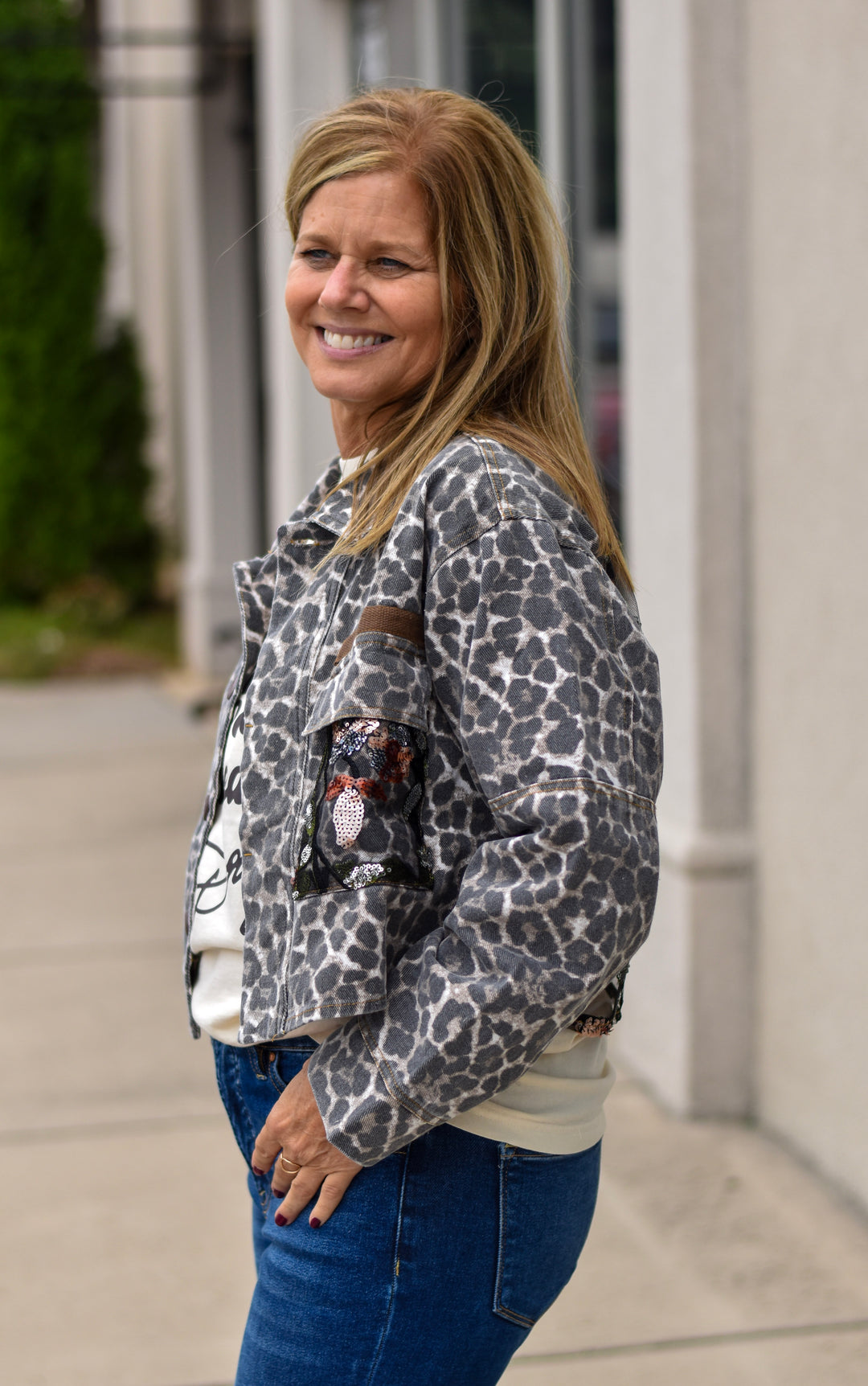 Wildflower After Dark Leopard Jacket
