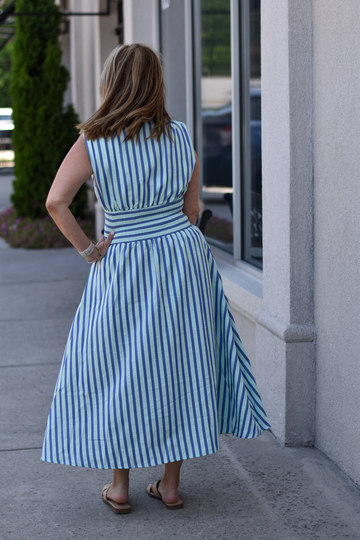 THML Weekend Getaway Stripe Dress