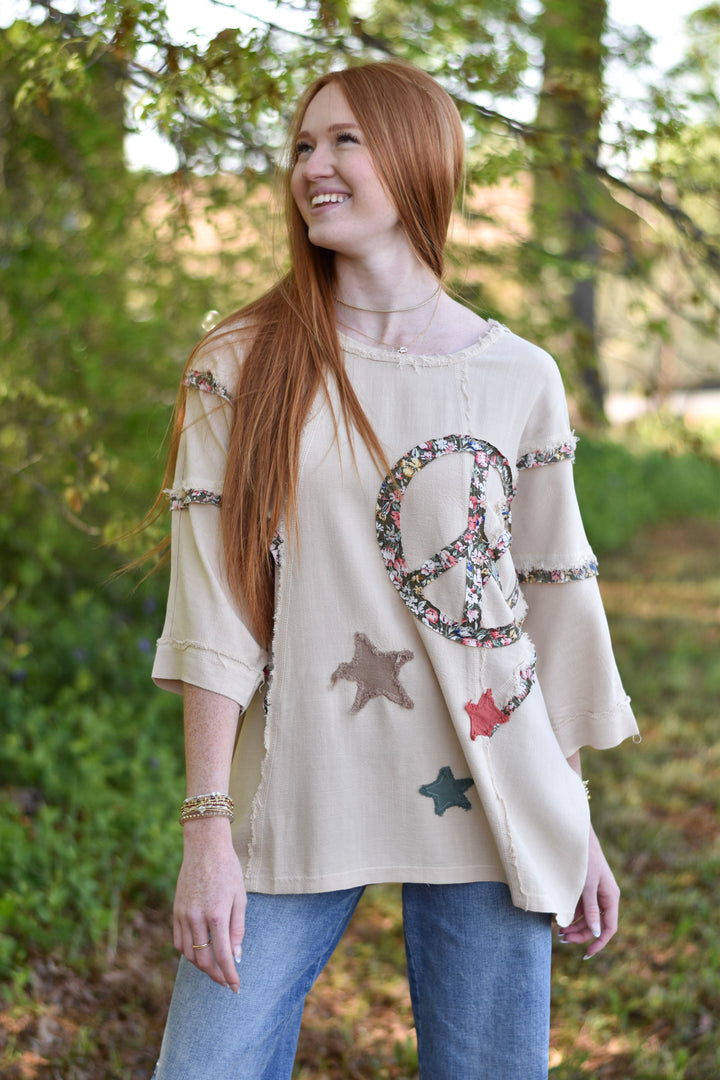 Peace Mineral Washed Top