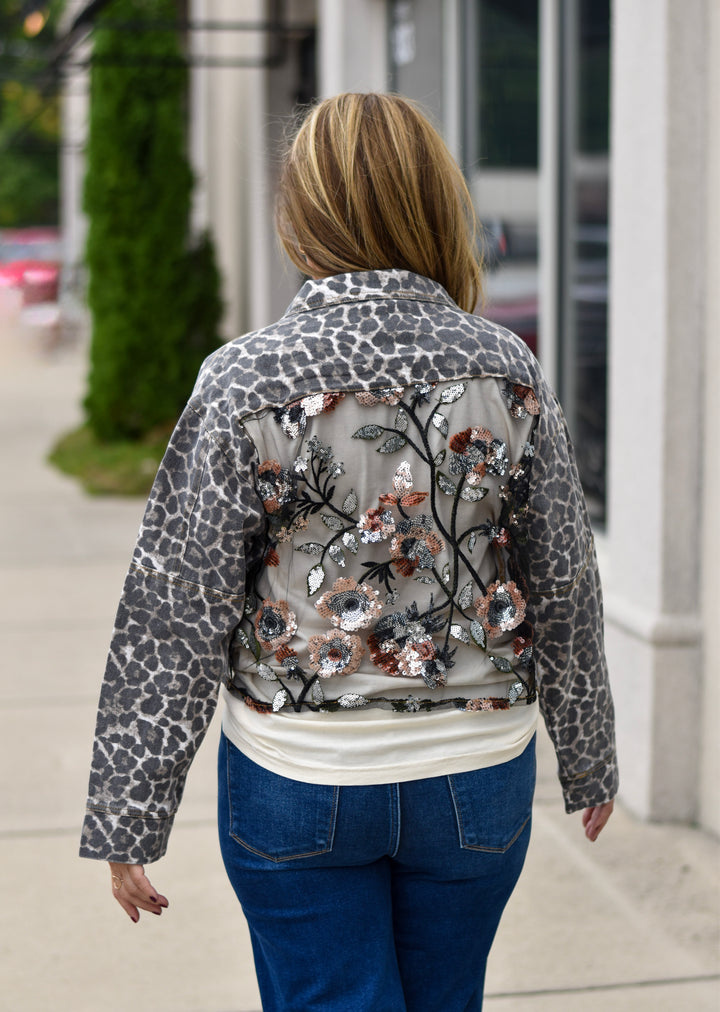 Wildflower After Dark Leopard Jacket