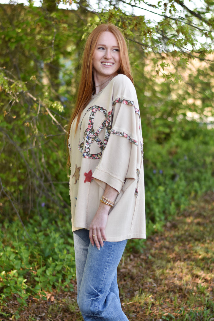 Peace Mineral Washed Top