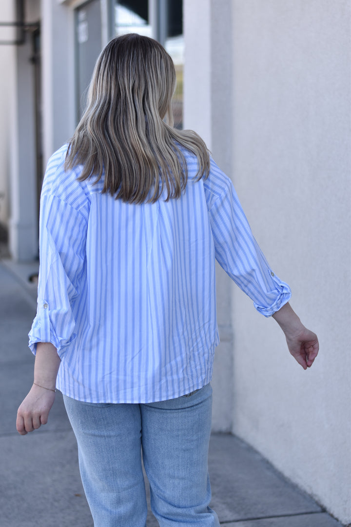 Girl's Trip Stripe Blouse