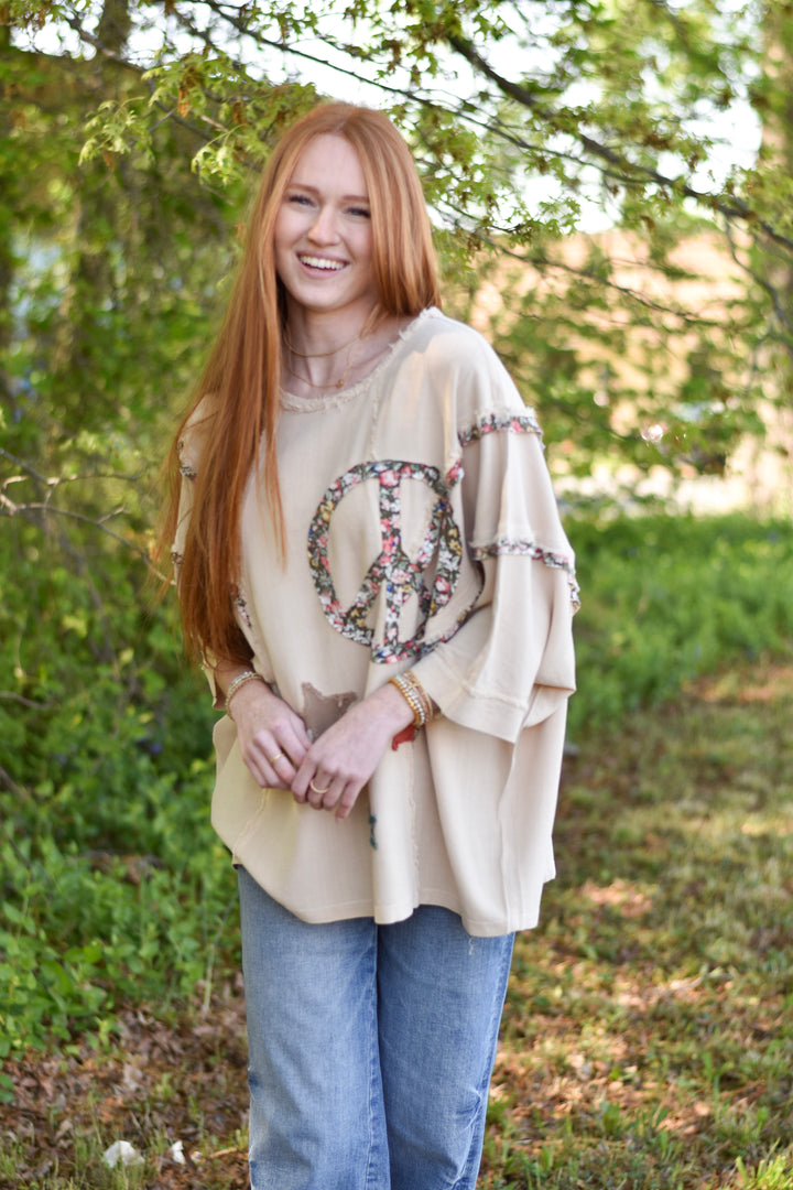 Peace Mineral Washed Top