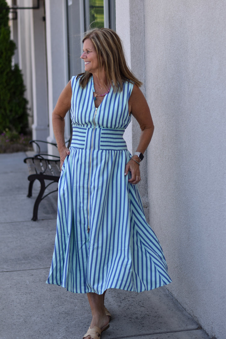 THML Weekend Getaway Stripe Dress