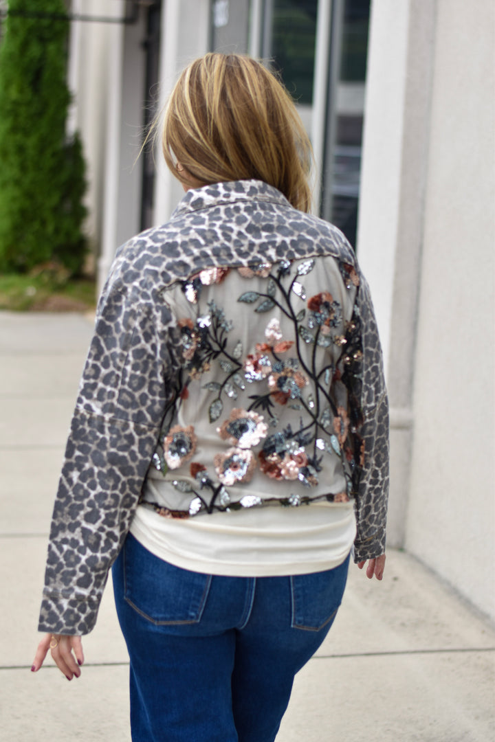 Wildflower After Dark Leopard Jacket