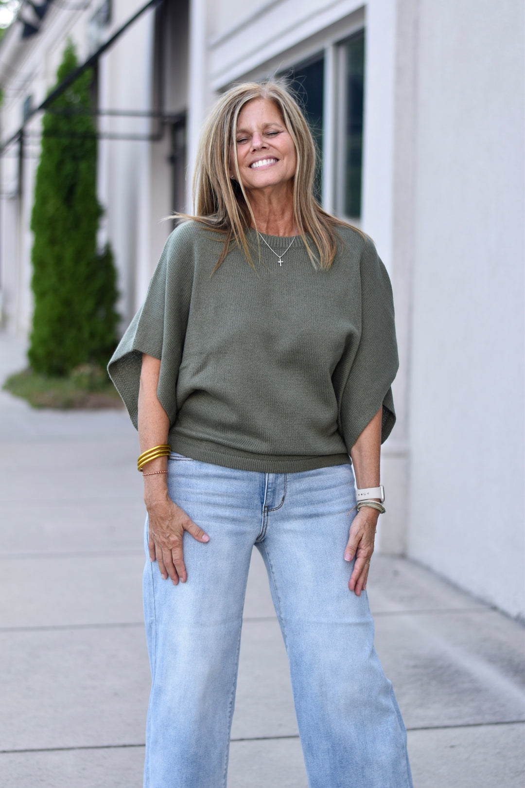 Umgee Daydream Poncho Sweater