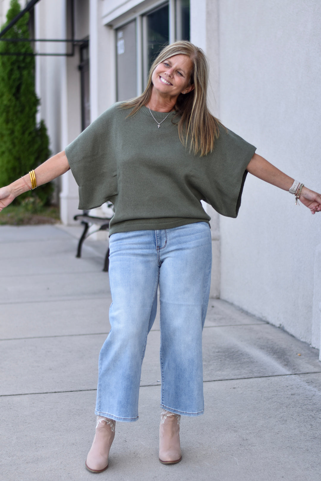 Umgee Daydream Poncho Sweater