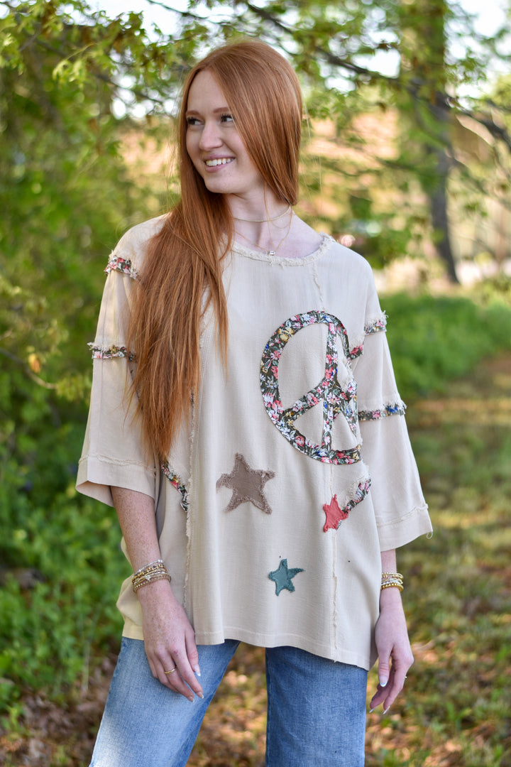 Peace Mineral Washed Top