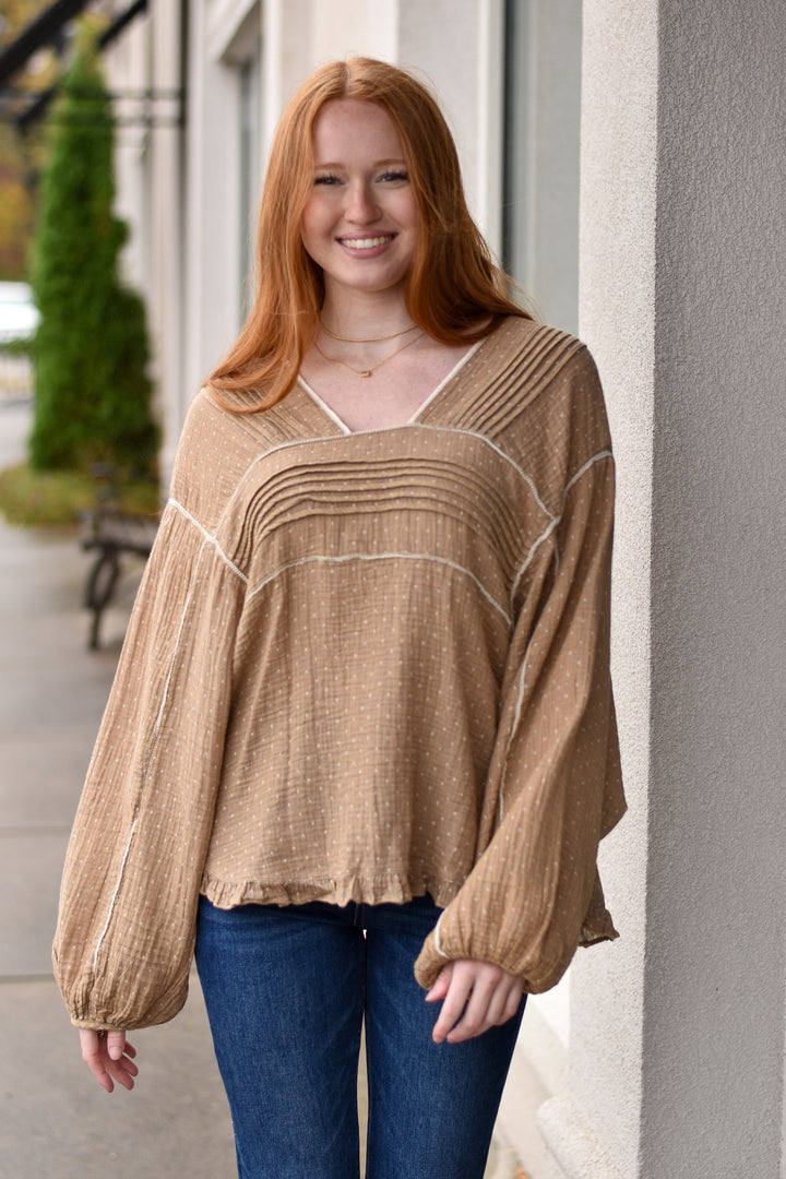 Dotted Dreams Gauze Top