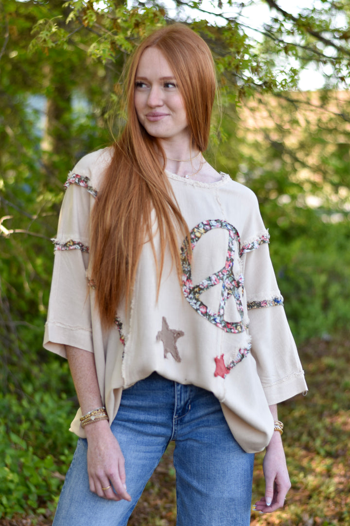 Peace Mineral Washed Top