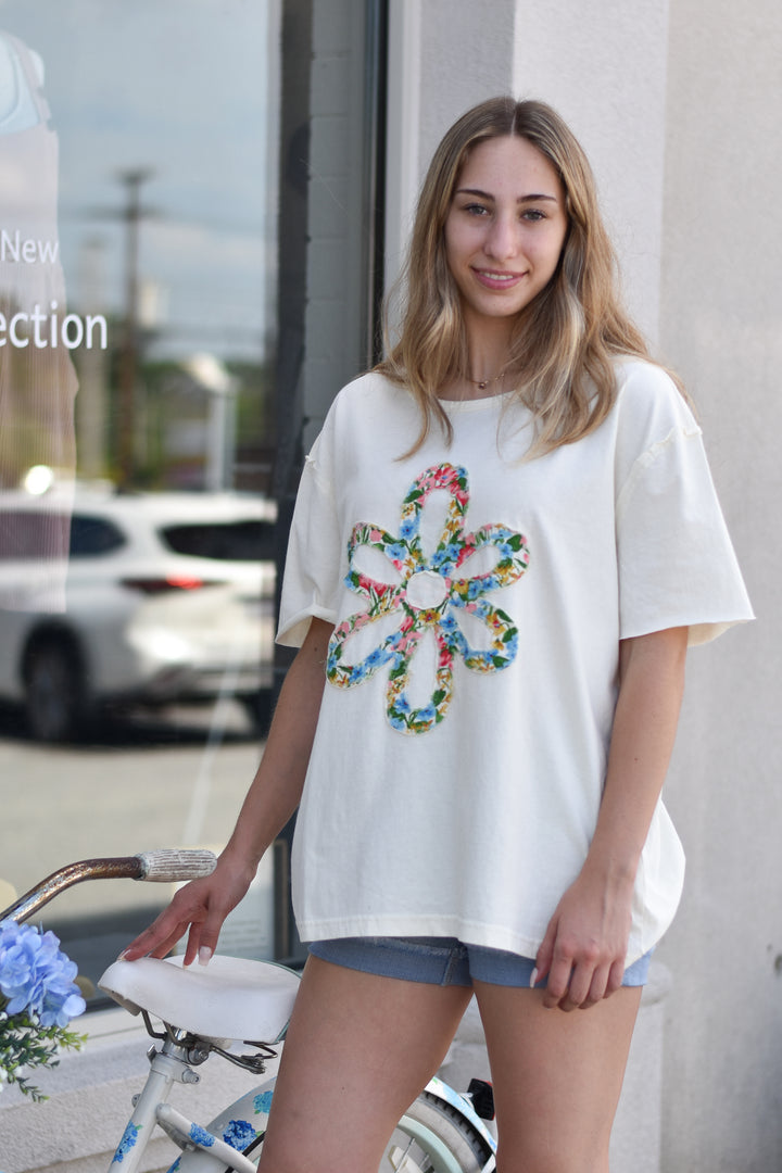 Daisy Patch Floral Top