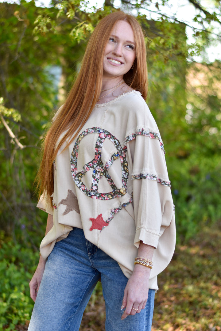 Peace Mineral Washed Top