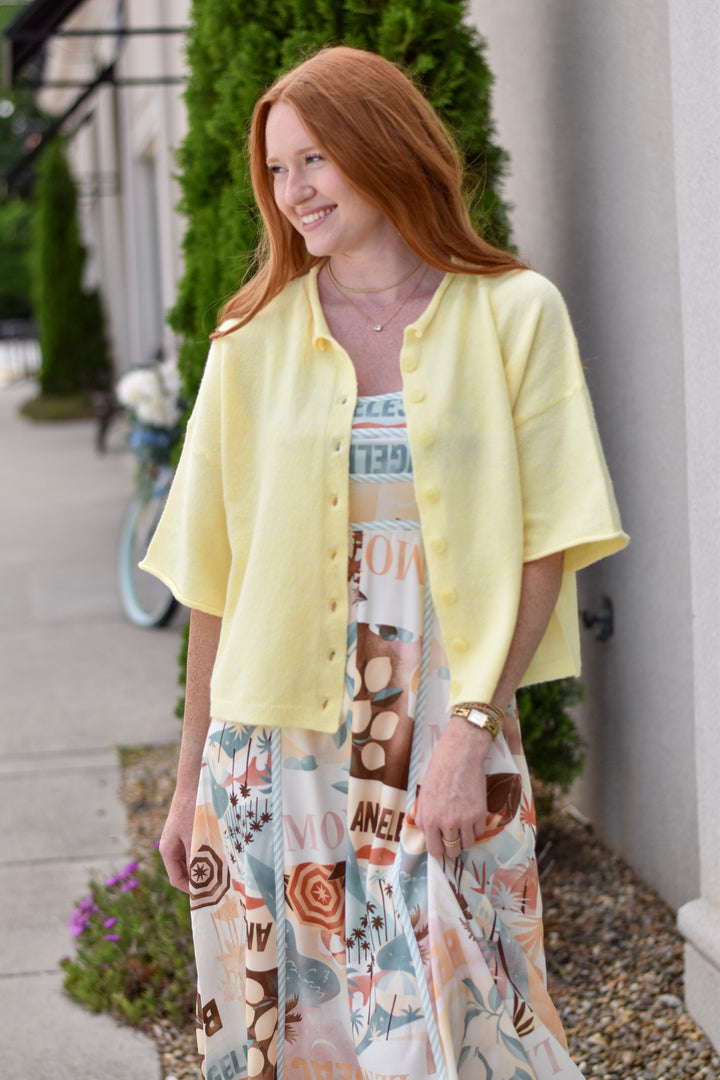 Summer Nights Elbow Sleeve Cardigan