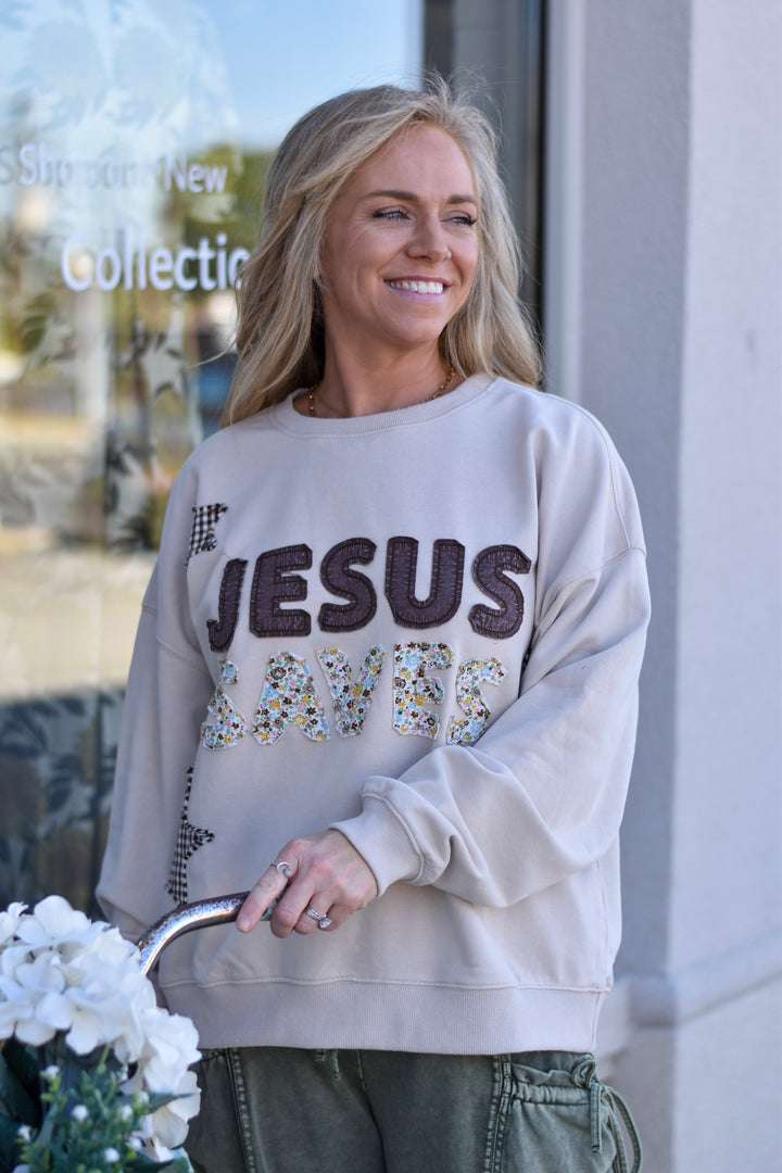 Jesus Saves Sweatshirt