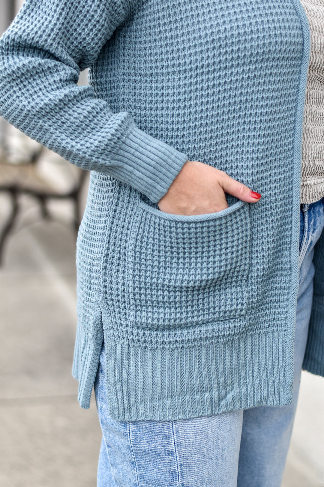 Cozy Waffle Knit Cardigan