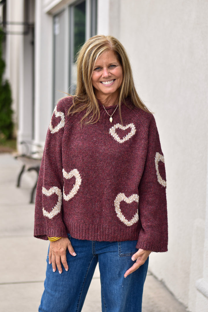 Charlie B Heart to Heart Sweater