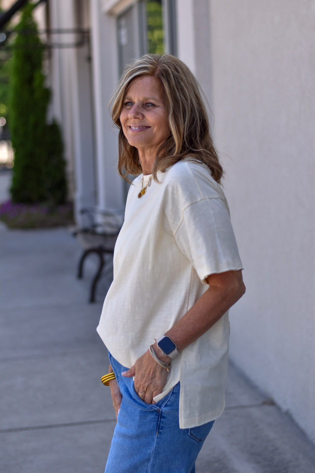 Free Spirit Butterfly Boxy Tee