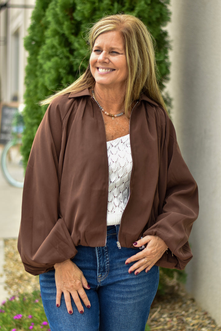 Free Spirit Bubble Zip Up Jacket