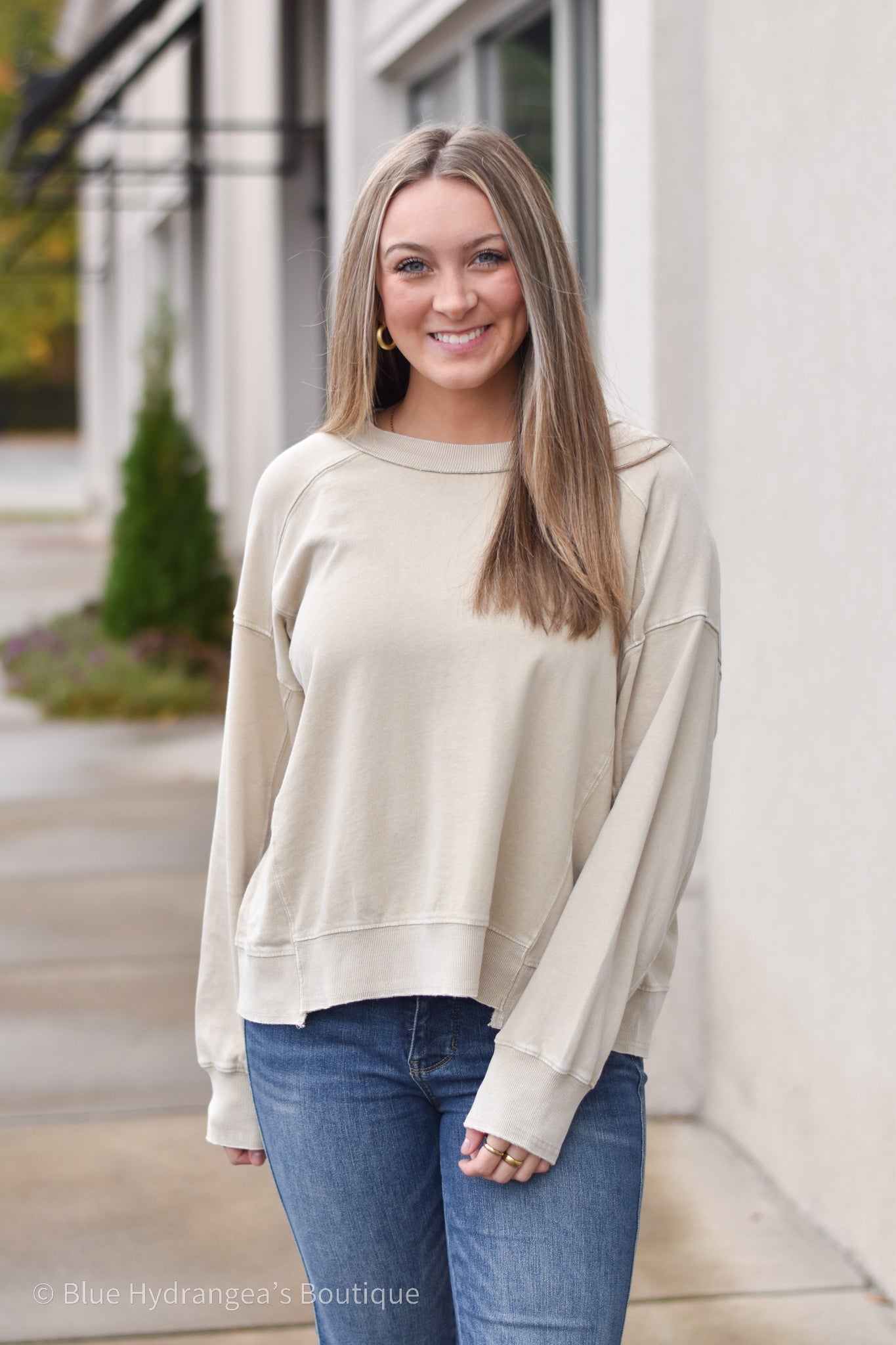 Cuddle Up Mineral Washed Sweater