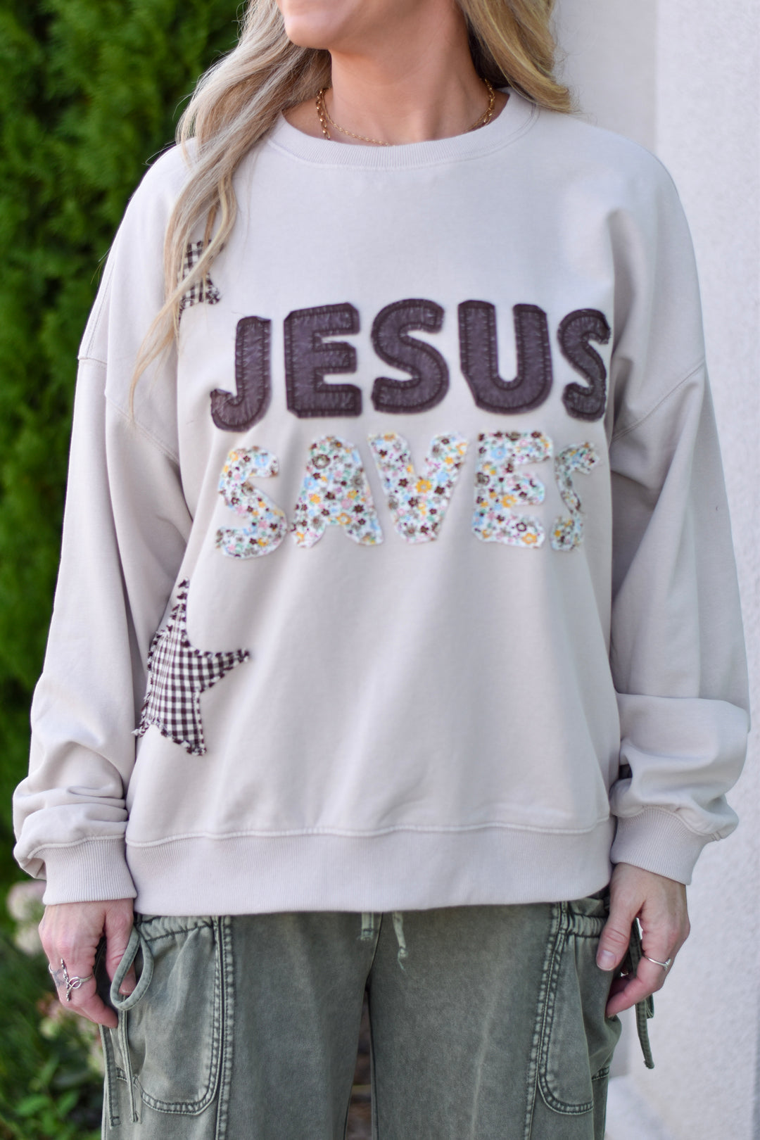 Jesus Saves Sweatshirt